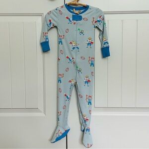 TBBC Knox’s Night Night Footed - MVP/Barbados Blue 12/18M